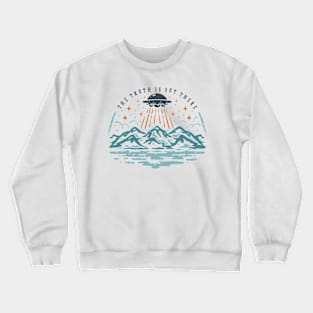 UFO Mountain Vintage Crewneck Sweatshirt